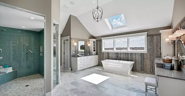 Guest Bathroom Flooring Remodel in Pittsburgh